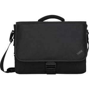 Lenovo Carrying Case (Messenger) for 39.6 cm (15.6") Notebook - Black - Water Resistant - Nylon - Polyester Exterior Material - Shoulder Strap, Handle - 280 mm Height x 400 mm Width x 64 mm Depth IM4970915