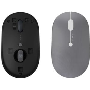 Lenovo Go Wireless Multi-Device Mouse - Blue Optical - Wireless - Bluetooth/Radio Frequency - 2.40 GHz - Rechargeable - Black - USB Type C - 2400 dpi - Scroll Wheel - 5 Button(s) - 6 Programmable Button(s) IM5262482