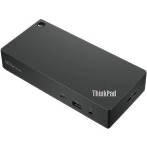 Lenovo ThinkPad USB-C Smart Dock - for Notebook/Desktop PC - 96 W - USB Type C - 4K - 3840 x 2160 - 2 x USB 2.0 - USB Type-C - Network (RJ-45) - 1 x HDMI Ports - HDMI - 2 x DisplayPorts - DisplayPort - Wired - Gigabit Ethernet - Windows IM5536630
