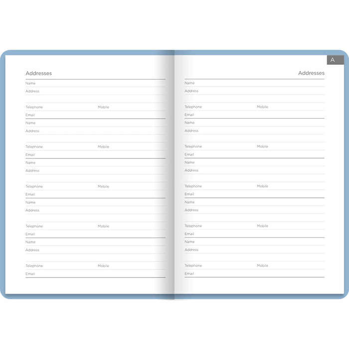 Letts A5 Conscious Address Book, Ocean CXL990332