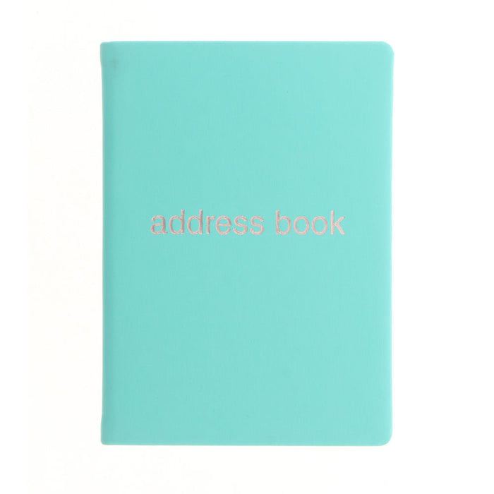 Letts Dazzle A6 Address Book Turquoise CXL990304