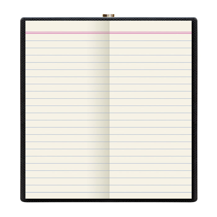 Letts Legacy Hardcover Slim Notebook 85mm x 152mm Black CX1002480