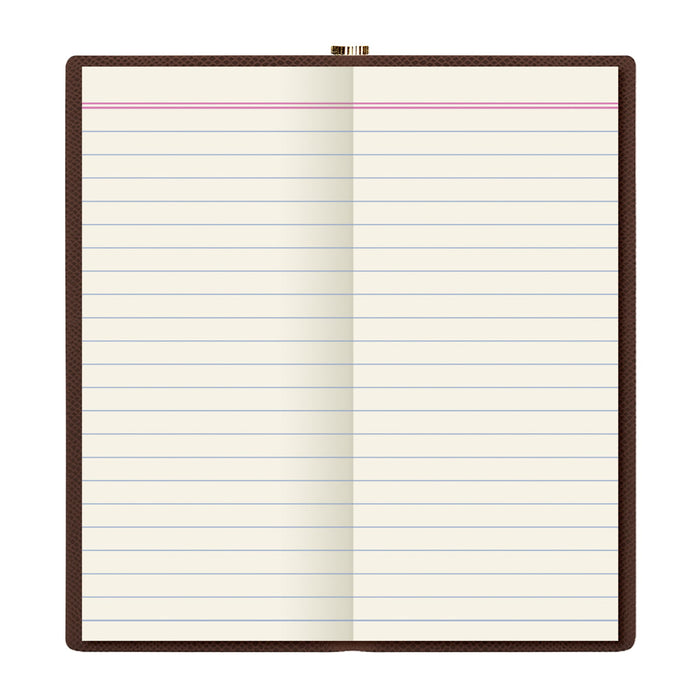 Letts Legacy Hardcover Slim Notebook 85mm x 152mm Chocolate CX1002483
