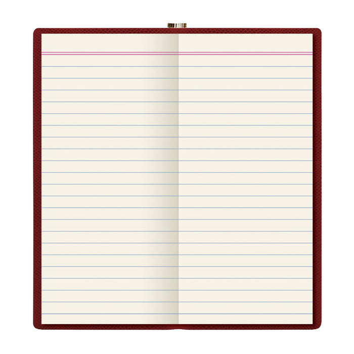 Letts Legacy Hardcover Slim Notebook 85mm x 152mm Garnet CX1002482