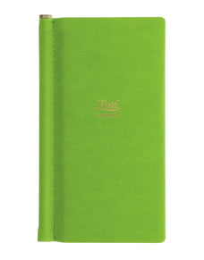 Letts Legacy Pocket Address Book Green, With Ballpoint Pen CXL090055