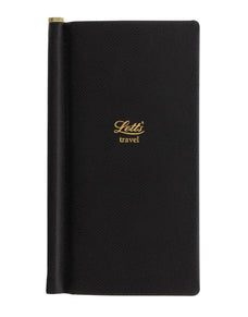Letts Legacy Pocket Travel Journal Black, With Ballpoint Pen CXL090146