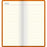 Letts Legacy Pocket Travel Journal Orange, With Ballpoint Pen CXL090144