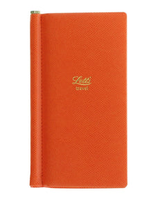 Letts Legacy Pocket Travel Journal Orange, With Ballpoint Pen CXL090144