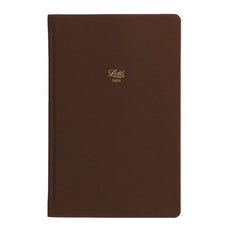 Letts Notebook Legacy Book 130 x 200mm Chocolate CX1002475