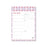 Letts Notepad This Week Morocco Pink CXL990335