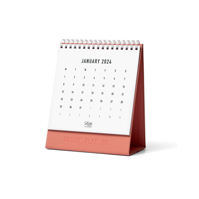 Letts of London 2024 Desk Calendar Conscious 150mm x 180mm, Clay CXL24-082343