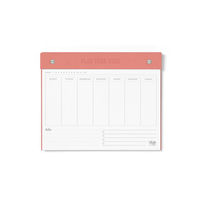 Letts Undated Weekly Planner 250mm x 200mm Conscious, Clay CXL990252