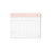 Letts Undated Weekly Planner 250mm x 200mm Conscious, Rosewater CXL990254