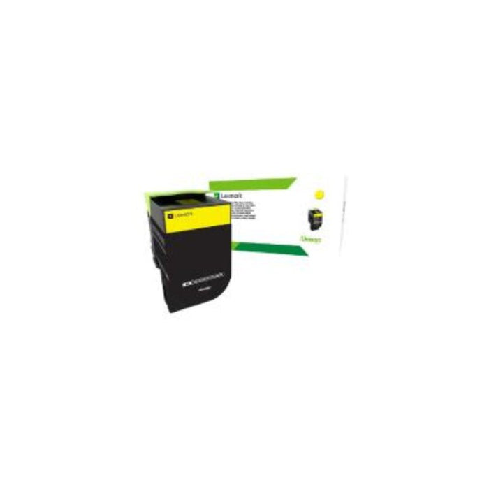 Lexmark 808SY Yellow Toner Cartridge DSLX808SY