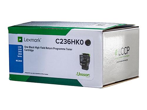 Lexmark C2360K0 Black Toner DSLX236K