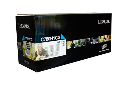 Lexmark C780H1CG HY Pre Cyan Cartridge DSLX780H1CG