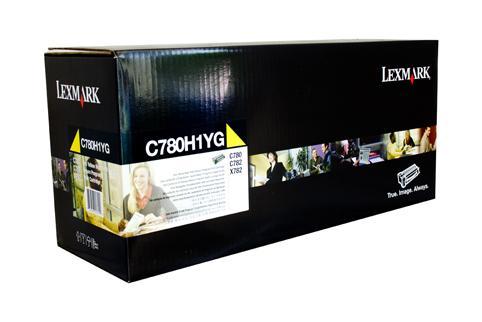 Lexmark C780H1YG HY Pre Yellow Cartridge DSLX780H1YG