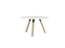Knight's Ligna Meeting/Breakout Table 1200mm Round, White Top