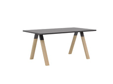 Knight's Ligna Meeting/Breakout Table 1600mm x 900mm, Black Top