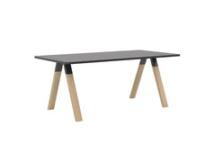 Knight's Ligna Meeting/Breakout Table 1800mm x 900mm, Black Top