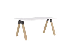 Knight's Ligna Desk 1600mm x 800mm, White Desktop