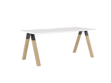 Knight's Ligna Desk 1800mm x 800mm, White Desktop