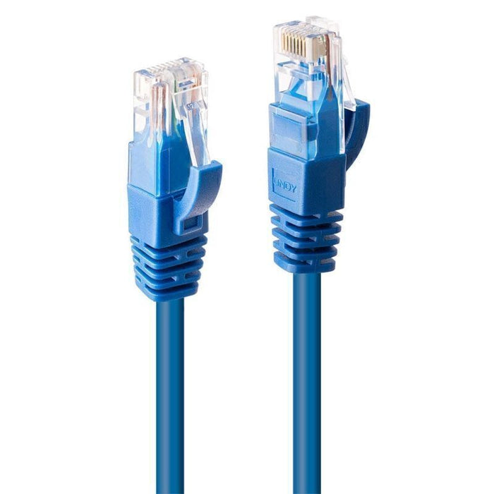 Lindy 0.5m CAT6 U/UTP Gigabit Network Cable - Blue DSLIN48016