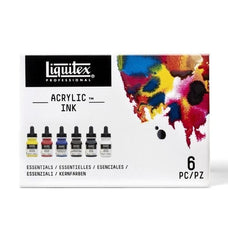 Liquitex Acrylic Ink Essentials 30ml Set of 6, Assorted Colours JA0432420