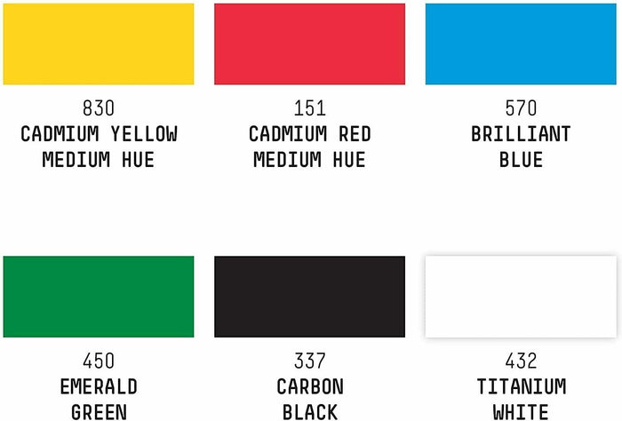 Liquitex Acrylic Paint Marker, Classics Set of 6 x 2-4mm JA0398182