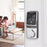 Lockly Secure Plus, BLE Smart Deadbolt Door Lock, Fingerprint Access, Touchscreen, iOS and Android Compatible. DIY Installation. Colour Satin Nickel IM4516751