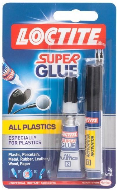 Loctite Super Glue All Plastics 2g CX983705