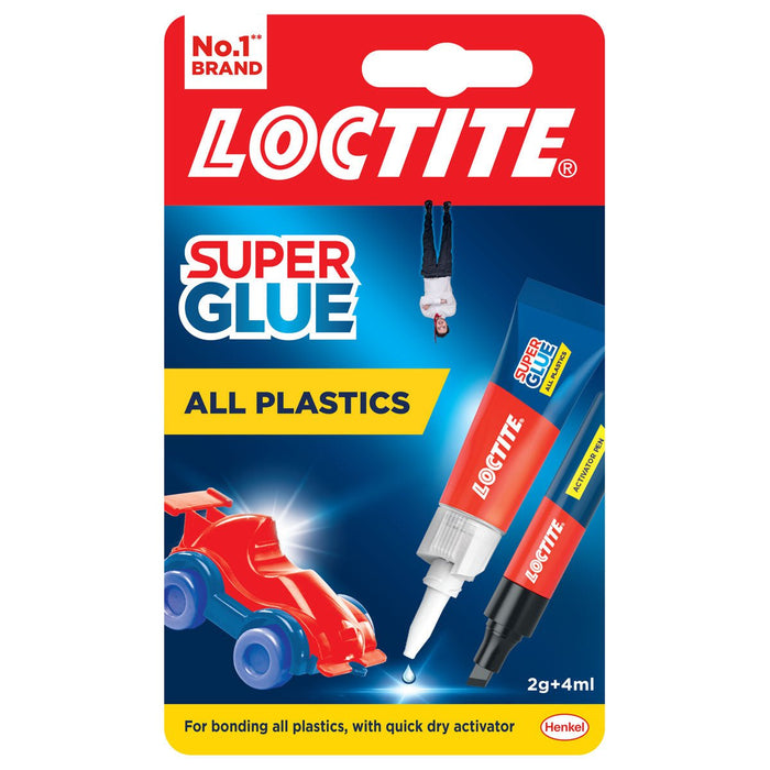 Loctite Superglue 2-Part All Plastics 4ml/2g CX2759072