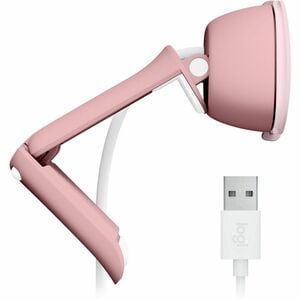 Logitech BRIO 100 Webcam, Rose, USB-A IM5903020