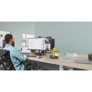 Logitech BRIO 505 Video Conferencing Camera - 4 Megapixel - 60 fps - Graphite - USB Type C - 1920 x 1080 Video - Auto-focus - 90° Angle - 4x Digital Zoom - Microphone - Notebook, Display Screen, Monitor IM5633257
