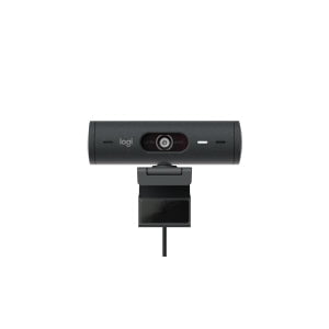 Logitech BRIO Webcam - 4 Megapixel - 60 fps - Graphite - USB Type C - 1920 x 1080 Video - Auto-focus - 90° Angle - 4x Digital Zoom - Microphone - Notebook, Display Screen, Monitor IM5619098