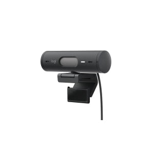 Logitech BRIO Webcam - 4 Megapixel - 60 fps - Graphite - USB Type C - 1920 x 1080 Video - Auto-focus - 90° Angle - 4x Digital Zoom - Microphone - Notebook, Display Screen, Monitor IM5619098
