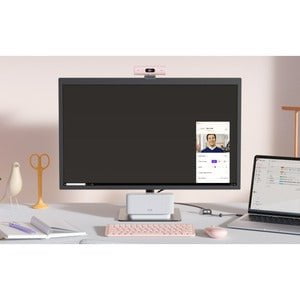Logitech BRIO Webcam, 4 Megapixel, 60fps, Rose, Auto-focus, Microphone IM5619100