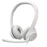 Logitech H390 Digital Stereo Headset, Rotating Boom Mic, USB Connection- Off white DVLH3778