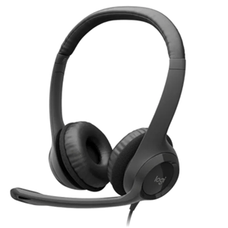 Logitech H390 Stereo Headset, Rotating Boom Mic, USB Connection DVLH3777
