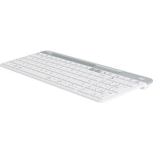 Logitech K580 Keyboard - Wireless Connectivity - Bluetooth/RF - 10 m - 2.40 GHz - USB Interface - Smartphone, Tablet, Notebook, Desktop Computer - Windows, Mac OS, iOS, Android, PC - AAA Battery Size Supported - Off White IM4547003