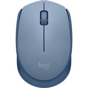 Logitech M171 Wireless Mouse - Optical - Wireless - Radio Frequency - 2.40 GHz - Blue Grey - USB - 1000 dpi - Scroll Wheel - 3 Button(s) - Symmetrical IM5684259