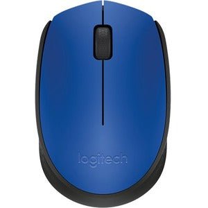 Logitech M171 Wireless Mouse - Wireless - Radio Frequency - Blue, Black - USB - 1000 dpi - Scroll Wheel - Symmetrical IM3115338