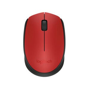 Logitech M171 Wireless Mouse - Wireless - Radio Frequency - Red, Black - USB - 1000 dpi - Scroll Wheel - Symmetrical IM3115784