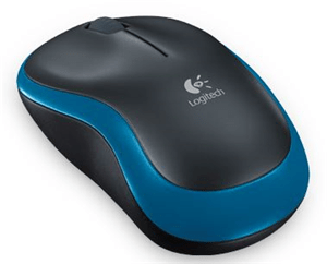 Logitech M185 USB Wireless Compact Mouse - Blue DVIM5172