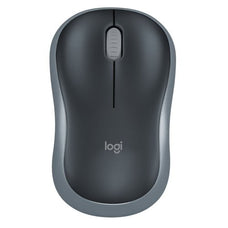 Logitech M185 Wireless Mouse� - Grey - Optical - Wireless - Radio Frequency - 2.40 GHz - Grey - USB - Scroll Wheel - Symmetrical IM1685685
