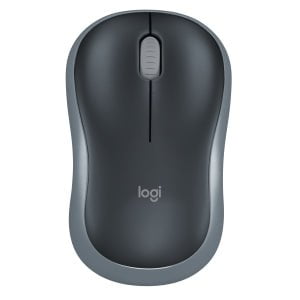 Logitech M185 Wireless Mouse� - Grey - Optical - Wireless - Radio Frequency - 2.40 GHz - Grey - USB - Scroll Wheel - Symmetrical IM1685685