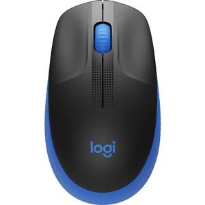 Logitech M190 Full-Size Wireless Mouse - Full-size Mouse - Optical - Wireless - Blue - USB - 1000 dpi - Scroll Wheel - 3 Button(s) - Symmetrical IM5027178