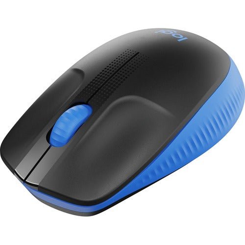 Logitech M190 Full-Size Wireless Mouse - Full-size Mouse - Optical - Wireless - Blue - USB - 1000 dpi - Scroll Wheel - 3 Button(s) - Symmetrical IM5027178