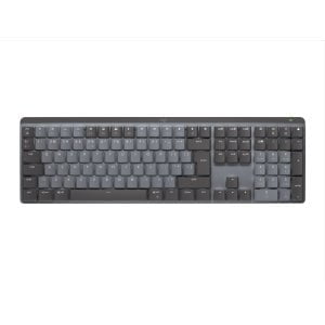 Logitech Master Series MX Mechanical Wireless Illuminated Performance Keyboard - Wireless Connectivity - Bluetooth/RF - 10 m - 2.40 GHz - USB Interface - RGB LED - PC, Mac - Mechanical/MX Keyswitch - Graphite IM5558561