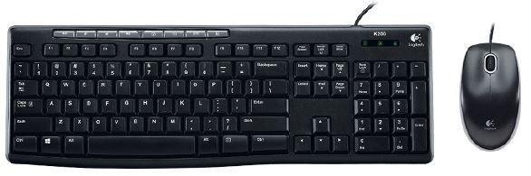 Logitech MK200 Wired USB Keyboard + Mouse DVHW5014